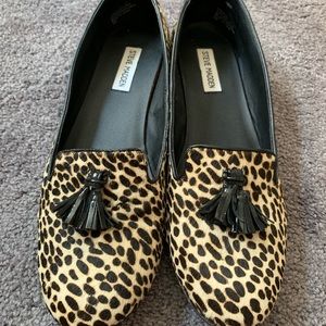 Steve Madden Leopard Print Loafer Flats LIKE NEW!